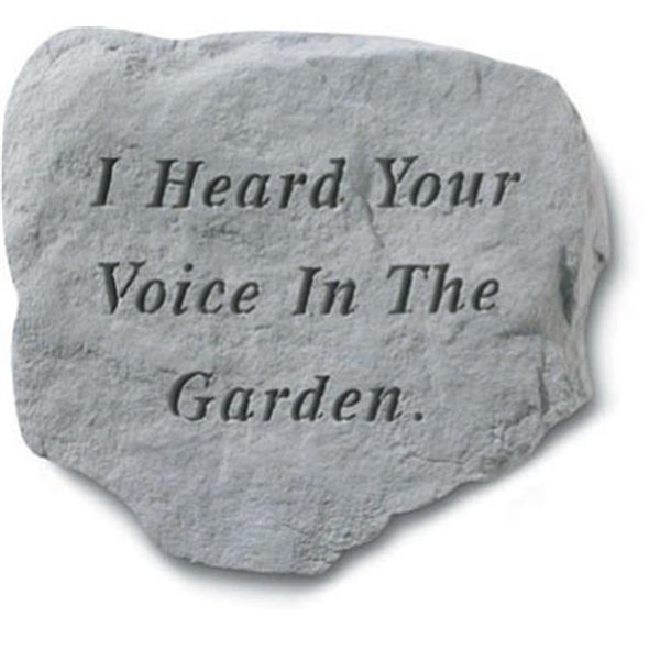 Kay Berry Inc Kay Berry- Inc. 63920 I Heard Your Voice In The Garden - Memorial - 11 Inches x 10 Inches 63920